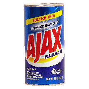 Ajax  scratch free bleach cleanser powder easy rinse formula  14oz