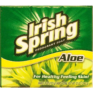 Irish Spring  deodorant soap with aloe 3ct