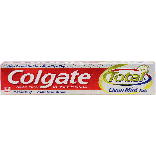 Colgate Total anticavity fluoride and antigingivitis toothpaste, cl6oz