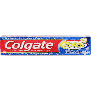 Colgate Total whitening anticavity/antigingivitis toothpaste gel 6oz