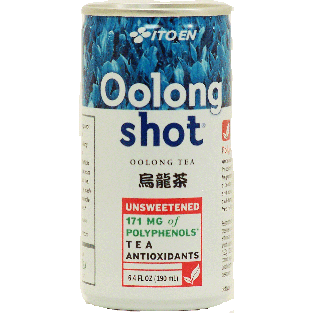 ITO EN  Oolong shot, unsweetened, 171 mg of polypenols 6.4fl oz