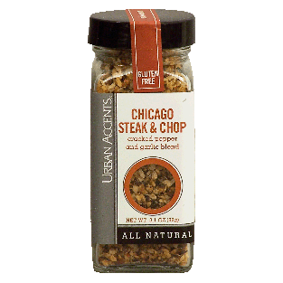 Urban Accents  chicago steak & chop cracked pepper and garlic ble3.1oz