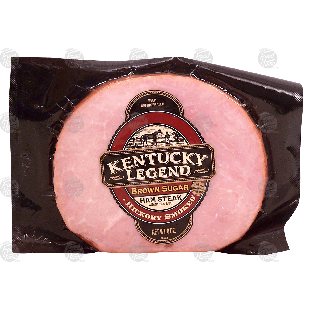 Kentucky Legend  ham steak, brown sugar, hickory smoked 8oz