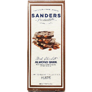 Sander's  milk chocolate almond bark 6.5oz