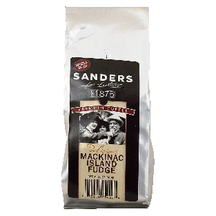 Sander's  whole bean coffee, Mackinac Island fudge 12oz