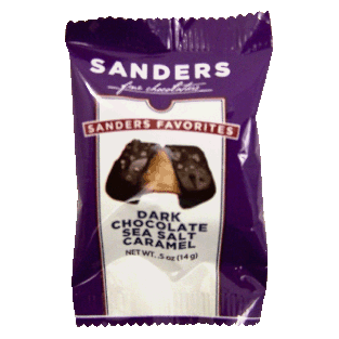 Sander's  dark chocolate sea salt caramel piece 0.5oz