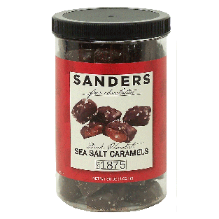 Sander's  dark chocolate sea salt caramels 36oz