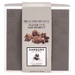 Sander's The Boulevard Collection milk & dark chocolate deluxe nut 7oz