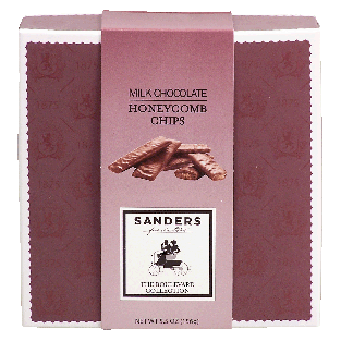 Sander's The Boulevard Collection milk chocolate honeycomb chips 5.5oz