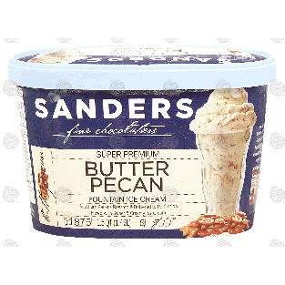 Sander's find chocolatiers butter pecan fountain ice cream 1.5-qt