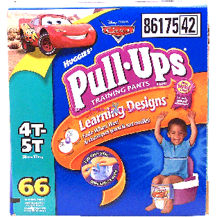 Huggies Pull-ups 4T-5T training pants with learning designs, 38+ l66ct