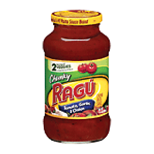 Ragu Chunky Gardenstyle Tomato Garlic & Onion 26oz