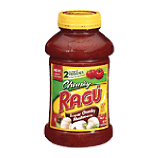 Ragu Pasta Sauce Chunky Gardenstyle Super Chunky Mushroom 45oz