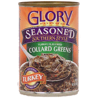 Glory Seasoned Southern Style turkey flavored collard greens  15oz