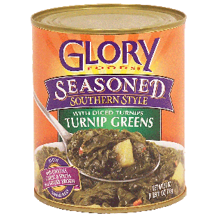 Glory Seasoned Southern Style turnip greens with diced turnips  27oz