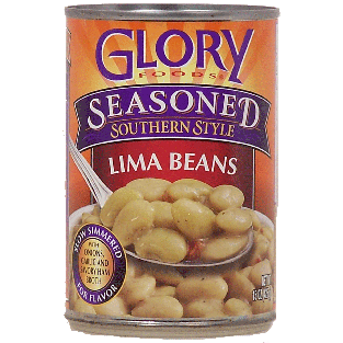 Glory  lima beans seasoned southern style 15oz