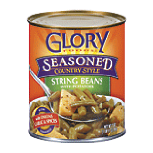 Glory Seasoned Country Style greenbeans with potatoes  27oz