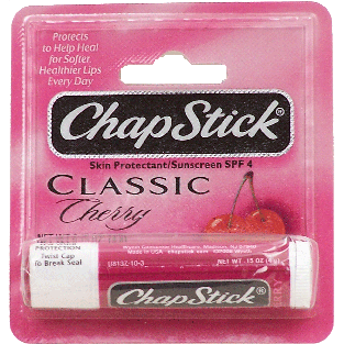 Chapstick  cherry lip balm skin protectant 0.15oz