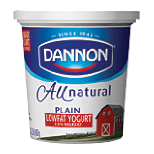 Dannon Yogurt 7 Benefits Plain Lowfat 32oz