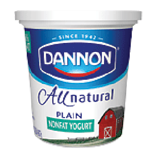 Dannon Yogurt 7 Benefits Plain Nonfat 32oz
