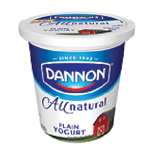 Dannon Yogurt 7 Benefits Plain 32oz