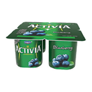 Activia  lowfat yogurt, blueberry, helps naturally regulate your di1lb