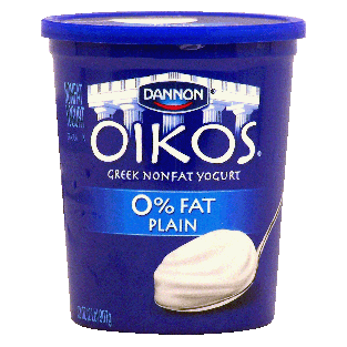Dannon Oikos nonfat plain greek yogurt 32oz