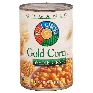 Full Circle  whole kernel corn, 100% organic  15.25oz