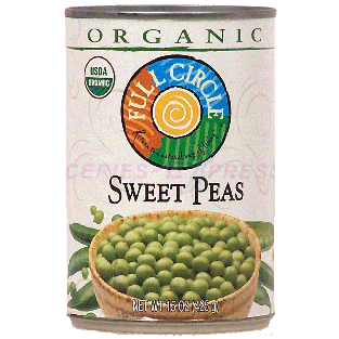 Full Circle  sweet peas, organic  15oz