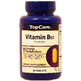 Top Care Balanced Health high potency, vitamin b50 dietary supplem 50ct