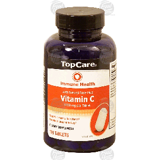 Top Care Immune Health vitamin c with natural rose hips, 1000 mg  100ct