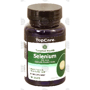 Top Care Targeted Health selenium, 200 mcg, tablets  100ct