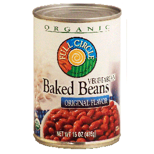 Full Circle Organic vegetarian baked beans 15oz