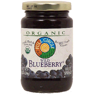 Full Circle Organic wild blueberry fruit spread 10oz
