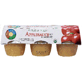 Full Circle Organic applesauce, no sugar added 6pk