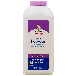 Top Care  baby powder with soothing lavender & chamomile for night15oz