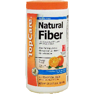 Top Care  natural fiber, psyllium seed husk, orange flavor, 114- 23.3oz