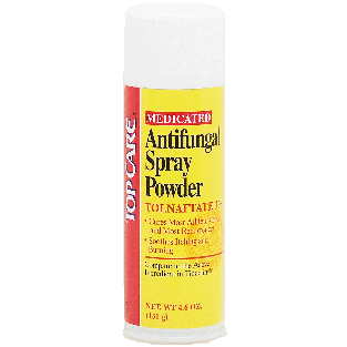 Top Care  medicated antifungal spray powder, cures most athlete's 4.6oz