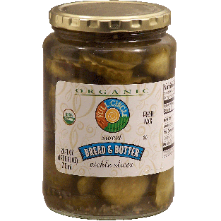 Full Circle  organic sweet bread & butter pickle slices 24fl oz