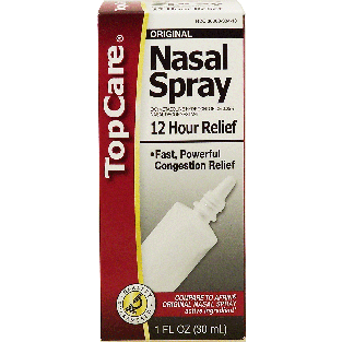 Top Care  original nasal spray, 12 hour relief, congestion relie1fl oz