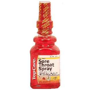 Top Care  fast relief sore throat spray, cherry flavor 6fl oz