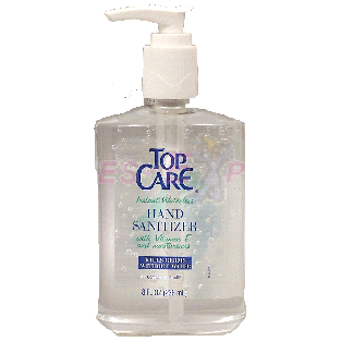 Top Care  instant waterless hand sanitizer with vitamin e and mo8fl oz