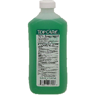 Top Care  70 percent isopropyl alcohol, first aid antiseptic wi16fl oz