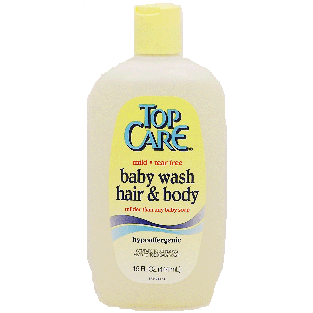 Top Care  mild tear free baby wash, hair & body 15fl oz