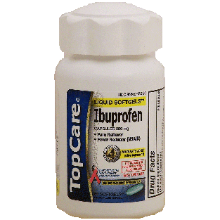 Top Care  ibuprofen 200-mg pain reliever capsules, liquid softgels80ct