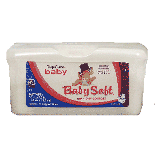 Top Care Baby Soft baby wipes, lightly scented, hypoallergenic, al72ct