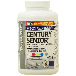 Top Care Century Complete adults 50+; multivitamin/multimineral,  330ct