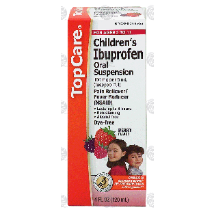 Top Care  children's ibuprofen oral suspension, pain reliever/fe 4fl oz