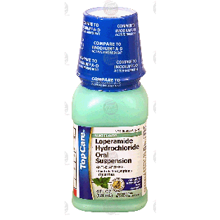 Top Care  loperamide hydrochloride oral suspension, anti-diarrhe 4fl oz