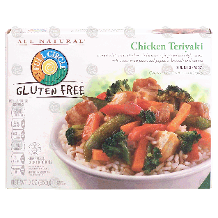 Full Circle Gluten Free chicken teriyaki; tender white meat chicke9-oz